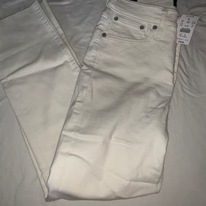 JCrew white denim